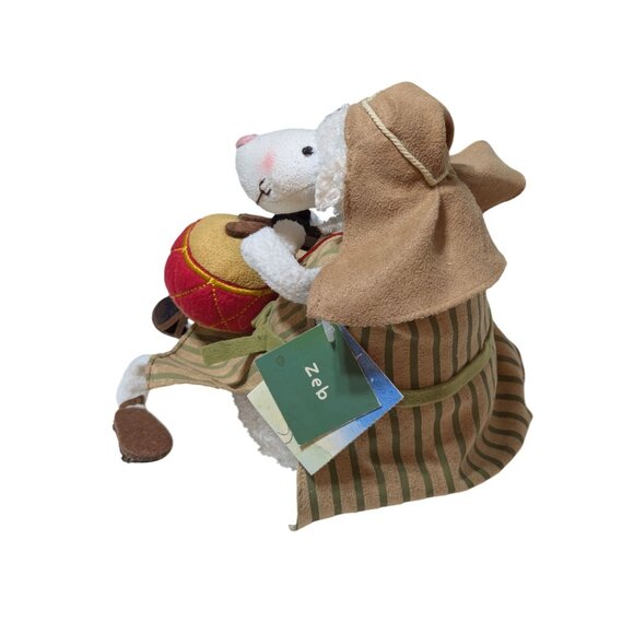 Hallmark Really Woolly Zeb Nativity Shepherd Plush With Drum Collectors Edition - Picture 4 of 7